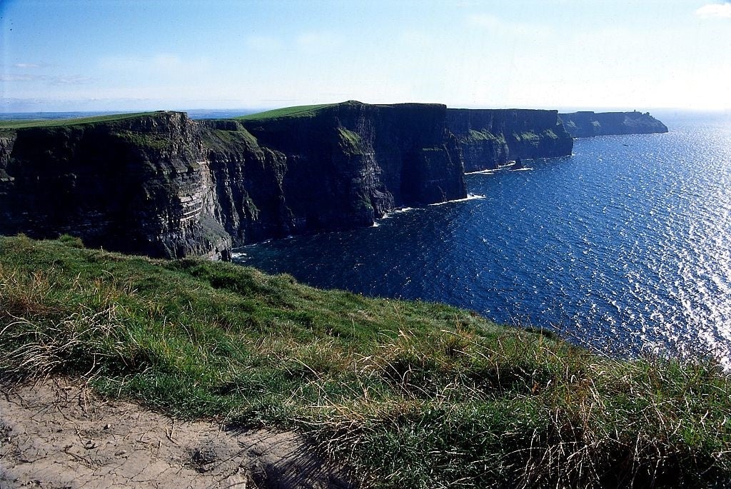 The Cliffs of Moher make for a stunning backdrop. Image courtesy of ullstein bild via Getty Images.