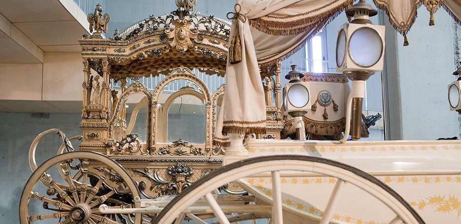 Yes, you can see an entire collection of funeral carriages in Barcelona. Image courtesy of Cementiris de Barcelona.