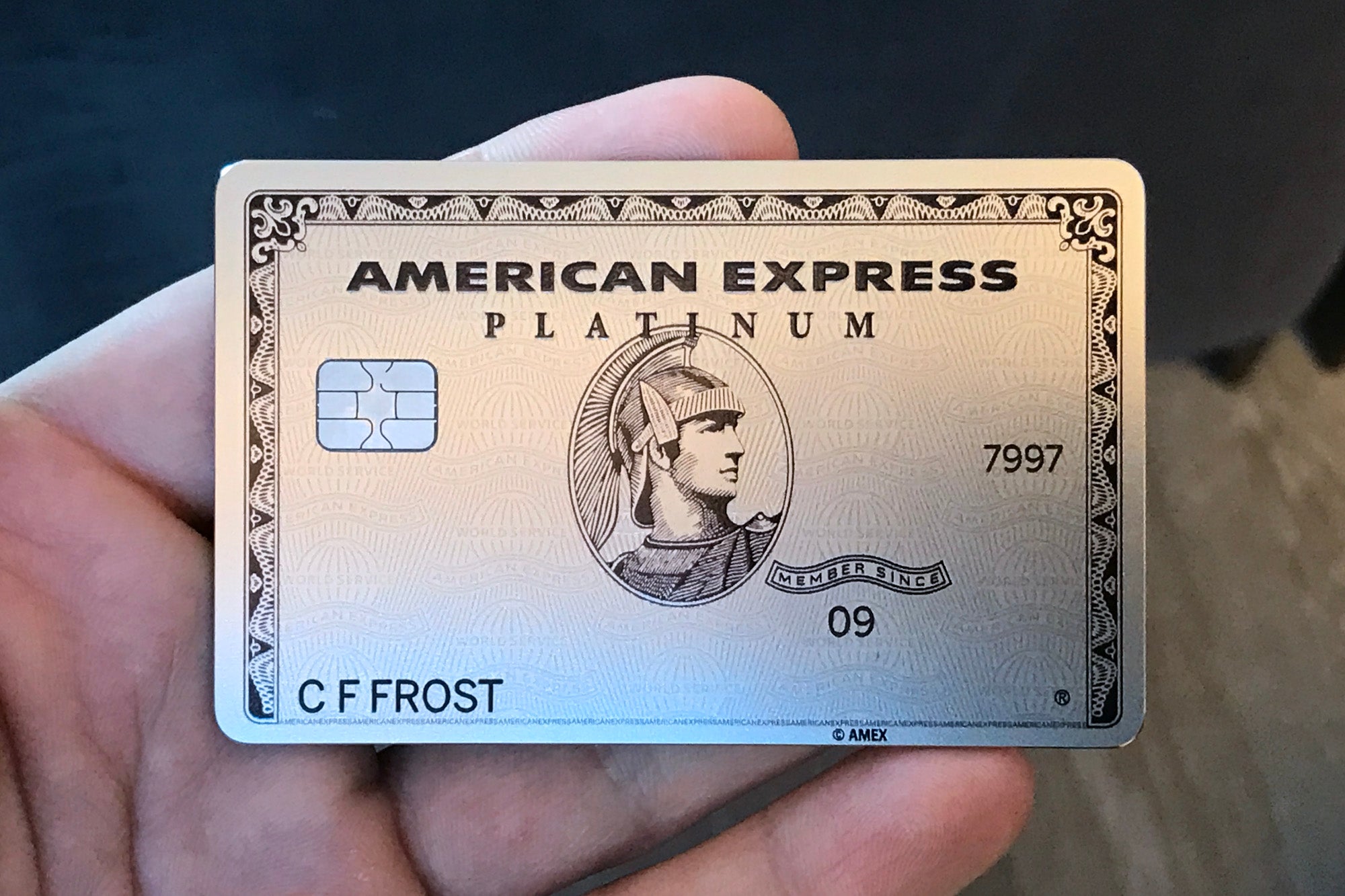 metal amex platinum card