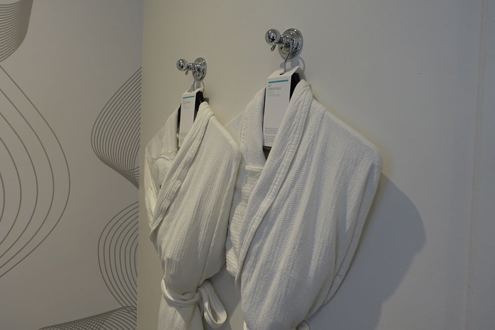Bathrobes.