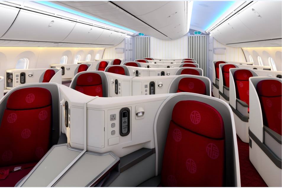 A Look at Hainan's New 787-9 Dreamliner Business-Class Cabin - The