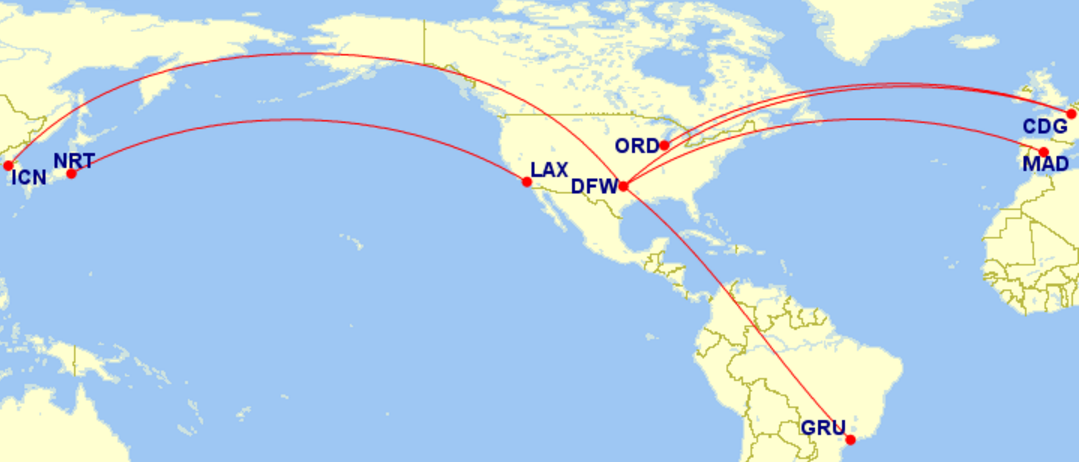 AA 789 PE routes