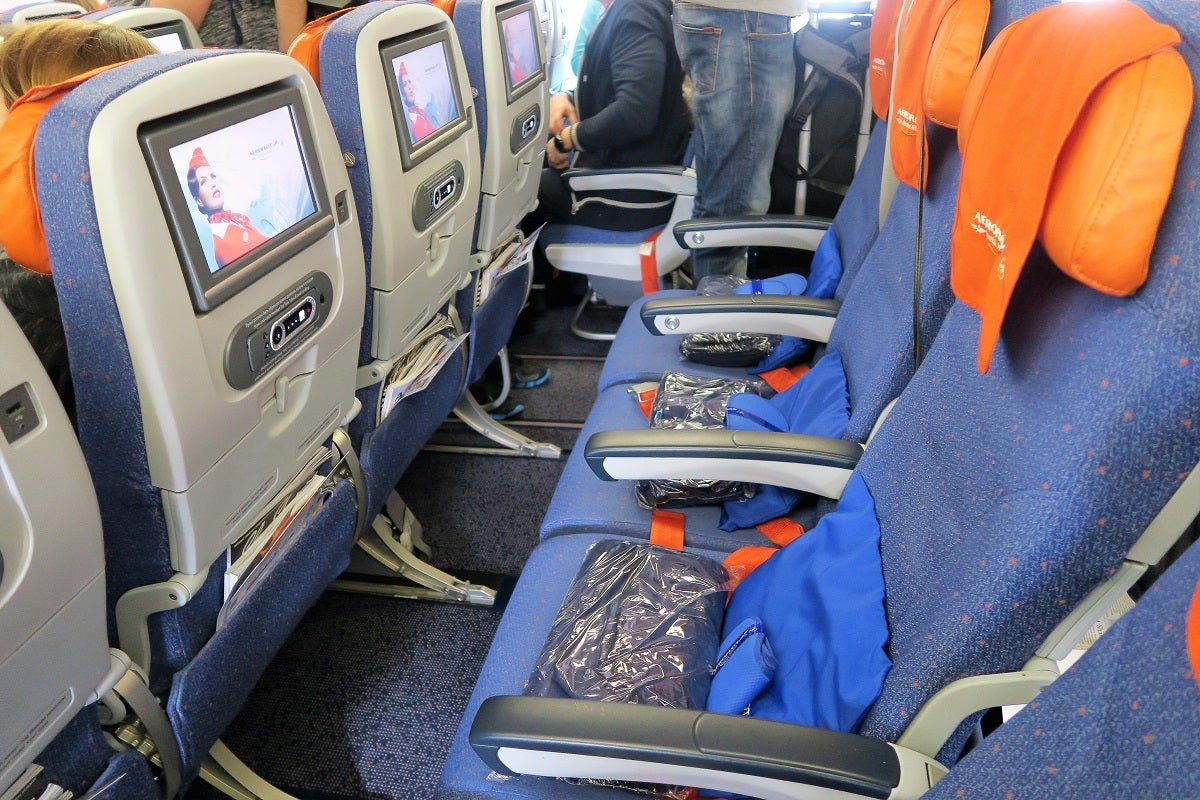 Aeroflot 77W economy legroom