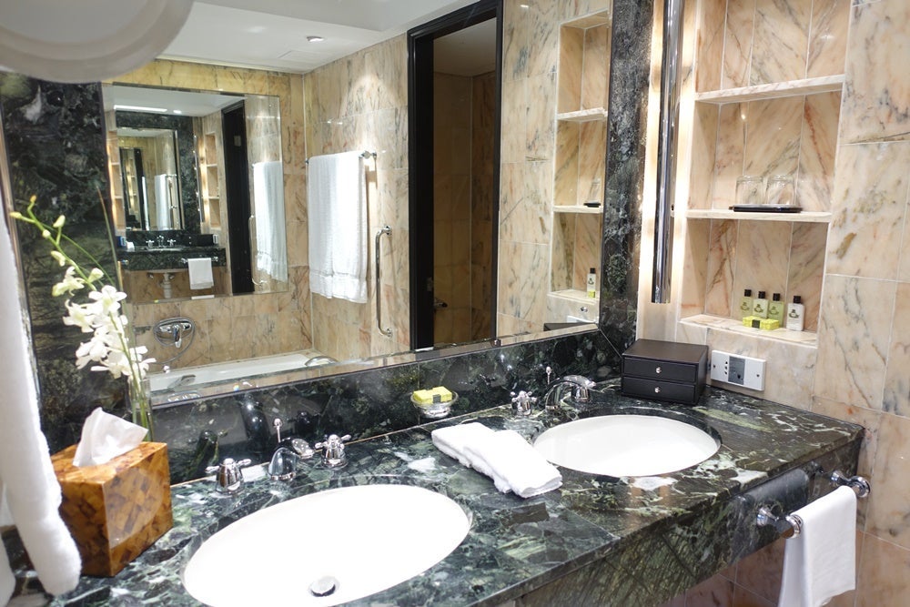 His and her sinks.