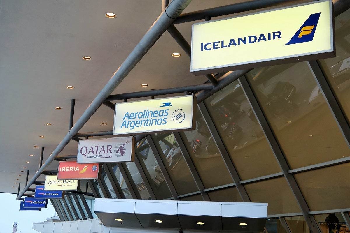 JFK Terminal 7 dropoff airlines