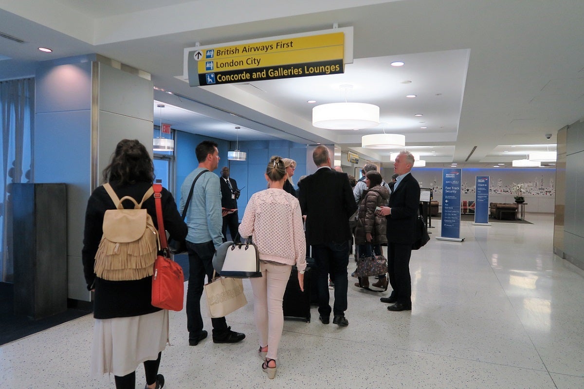 JFK Terminal 7 priority security