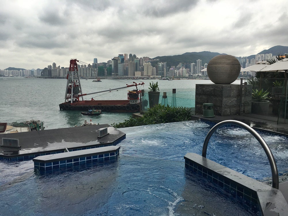 Hot tubs with a view.