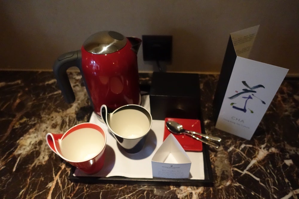 Tea and coffee.