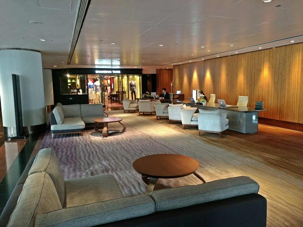 Part of the lobby and check in area.