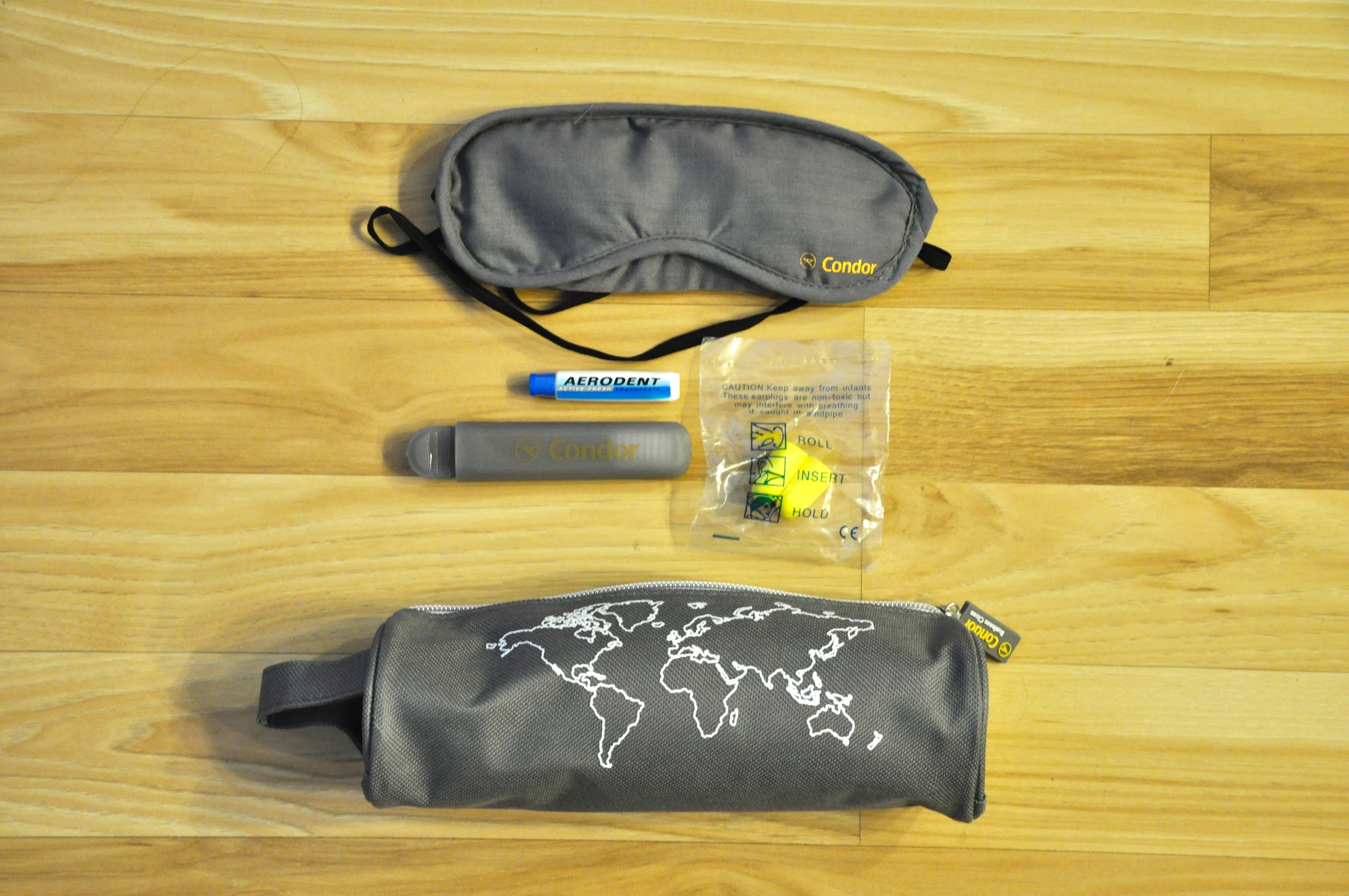 Condor Airlines Business Class amenity kit