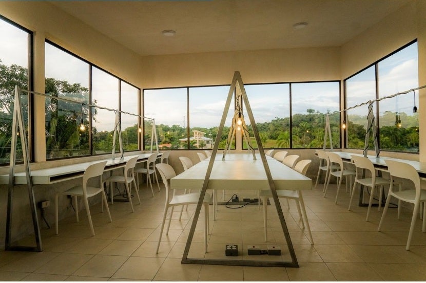 Another day at the office for a digital nomad. Image courtesy of Selina Hostels.