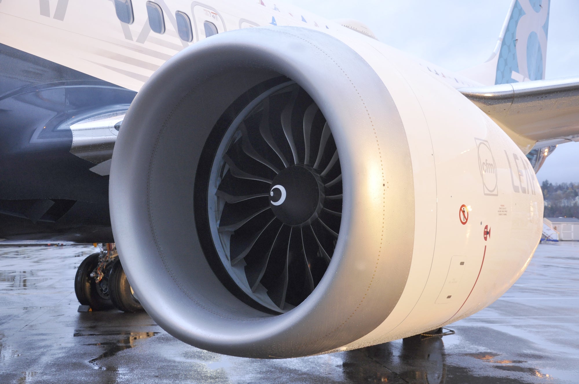 The Boeing 737 MAX engine, CFM's LEAP 1-B. Photo by Paul Thompson