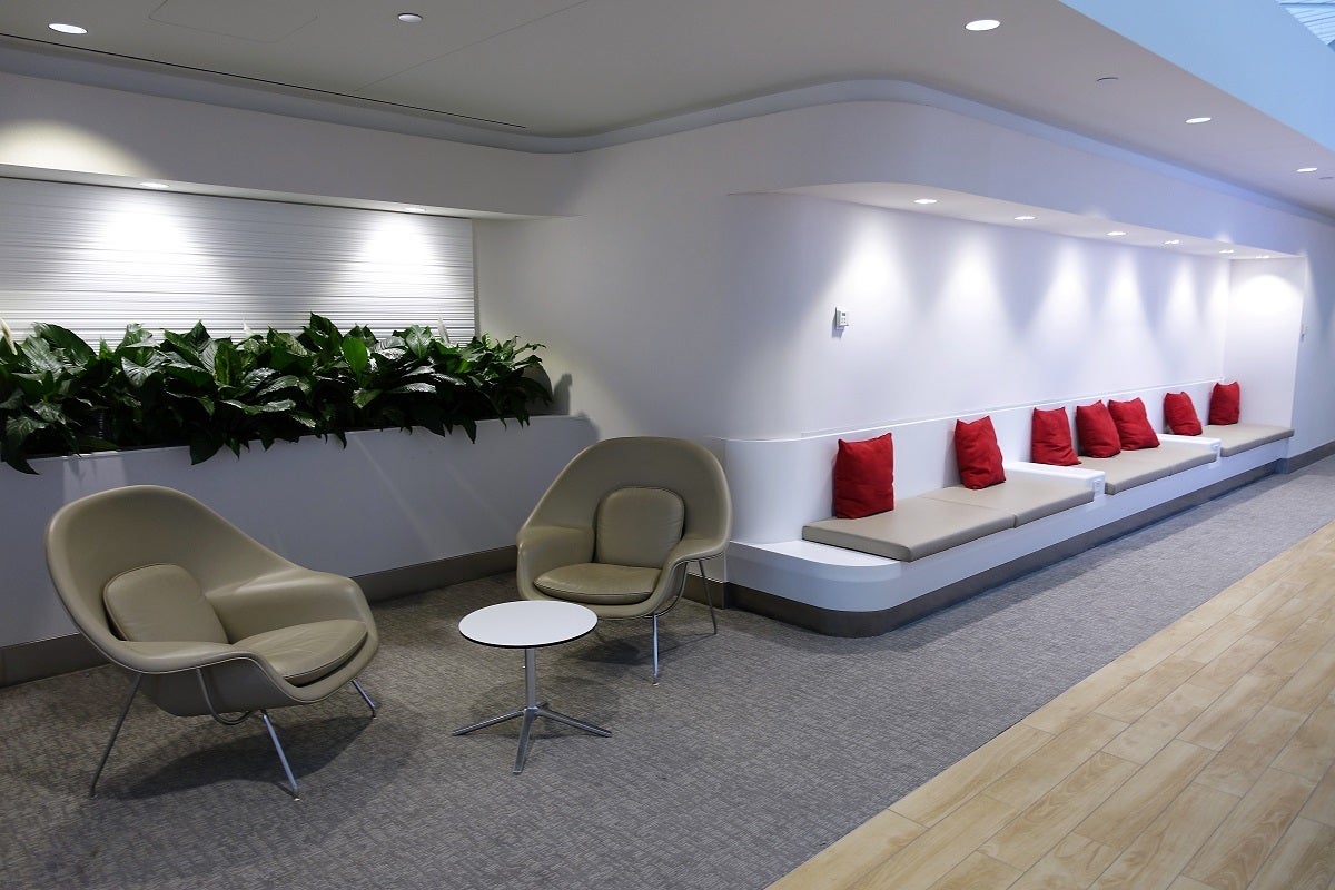 Flagship First Check-In seating