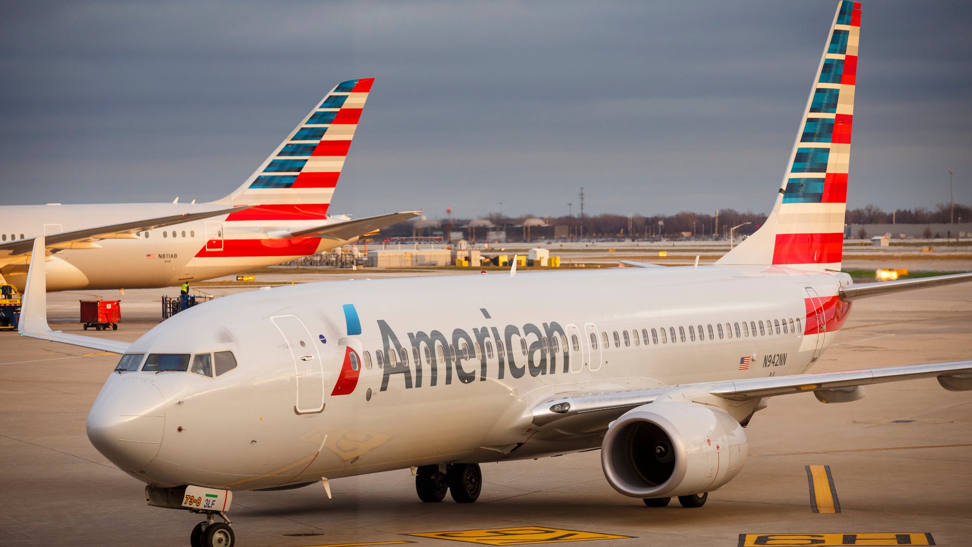 American Airlines Planes at O'Hare