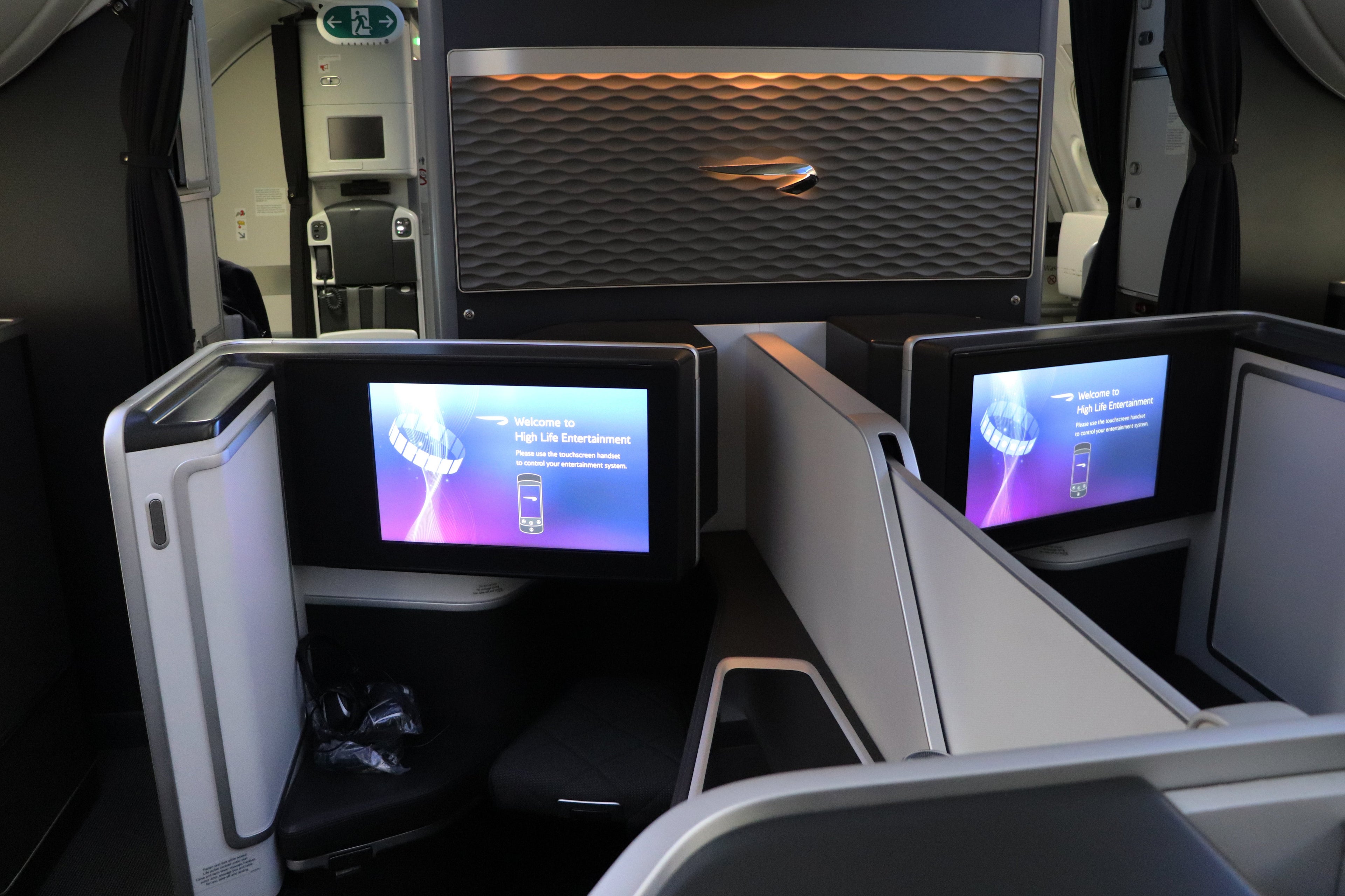 British Airways 787-9 First seats 1E and 1F.
