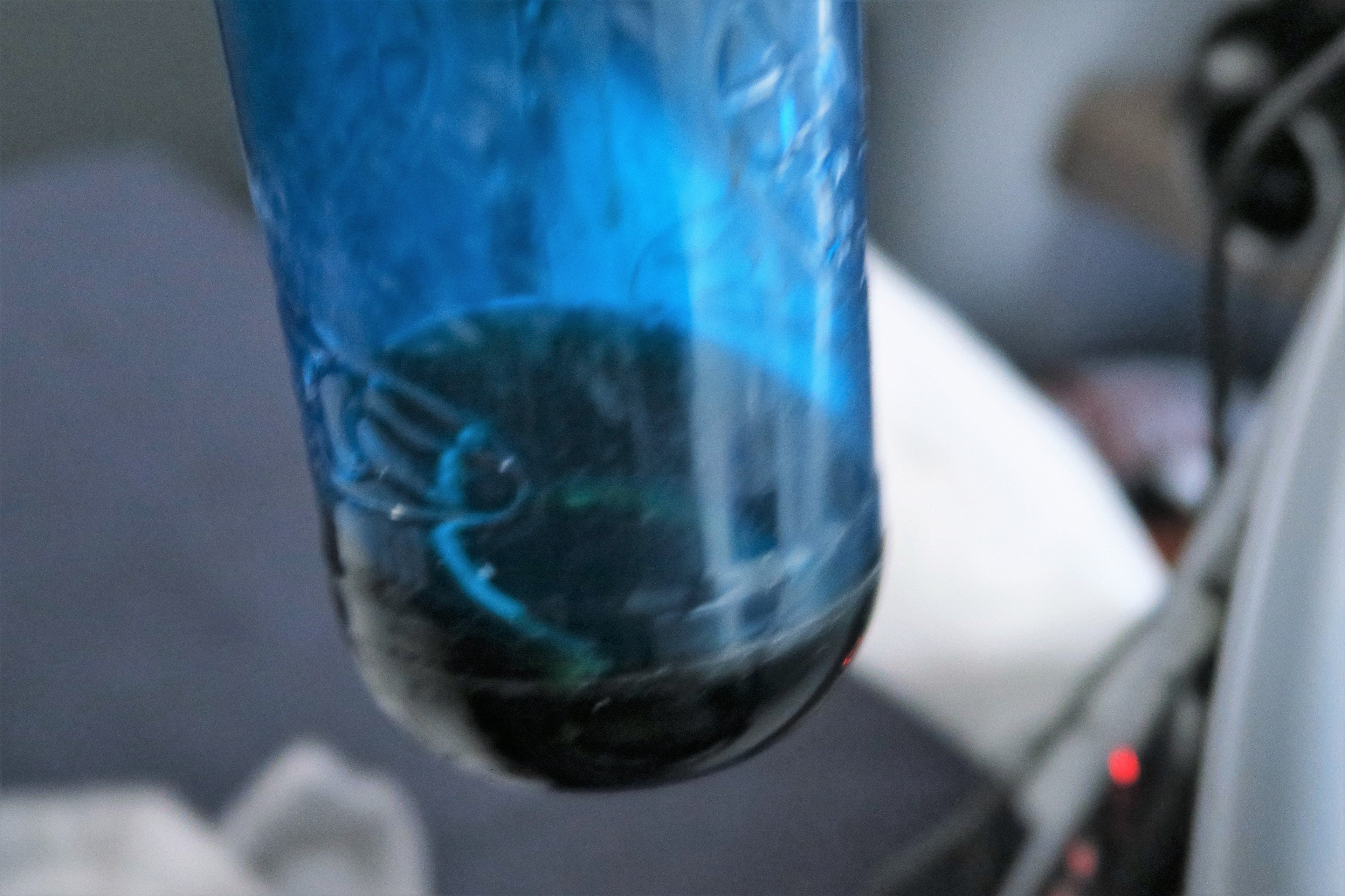 The spit bottle