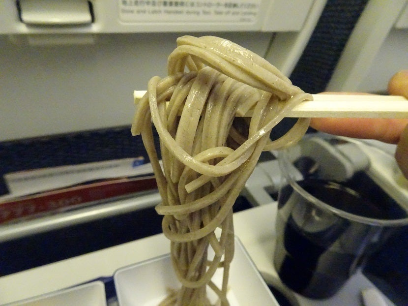 Even without sauce, the noodles were great. (The wine may have helped.)