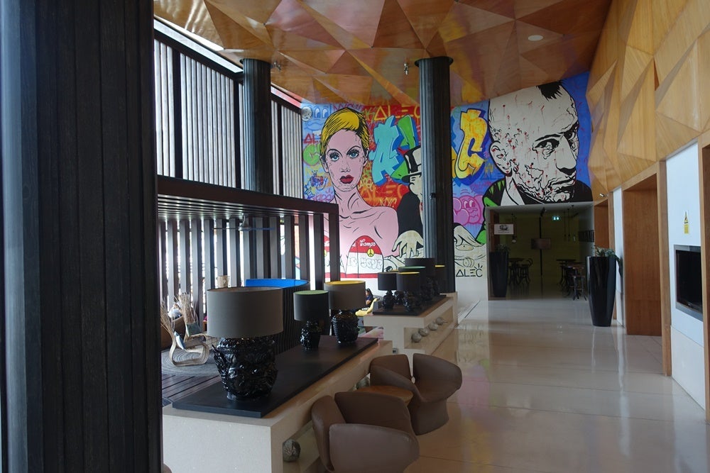 Pop Art Decor in the Lobby
