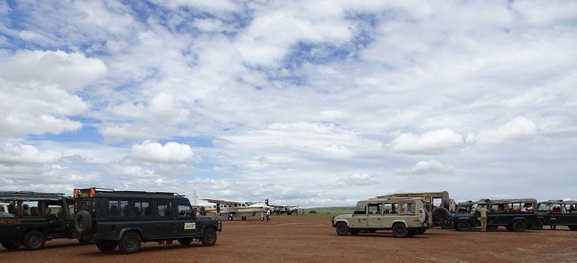 Some of the safari vehicles were bigger than the plane that brought us here.