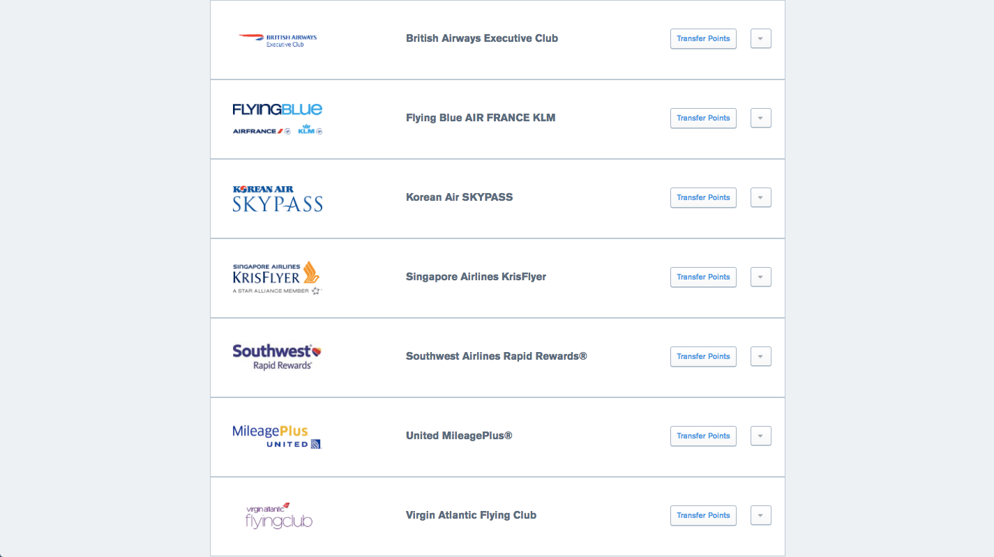 Chase Ultimate Rewards only has 7 airline transfer partners, but they give you a ton of value.