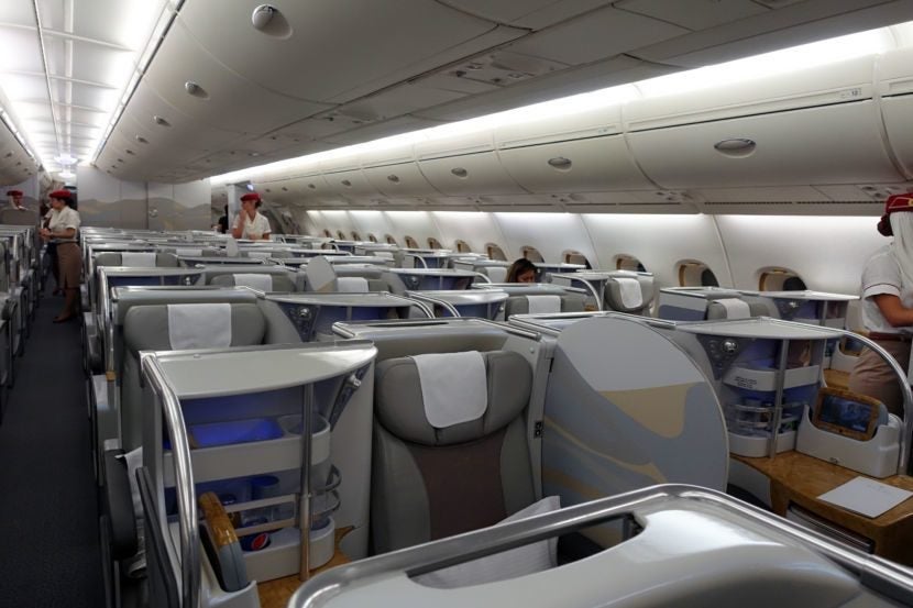 emirates a380 biz