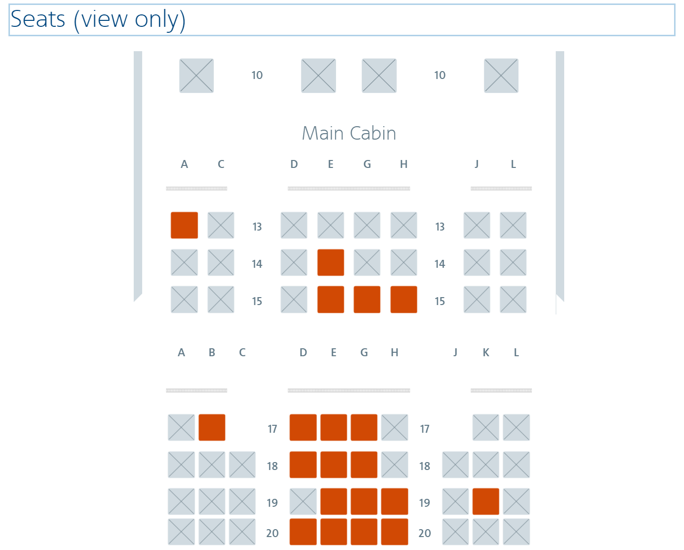 Look for the 2-4-2 front economy cabin (premium economy seats) to identify AA's newest version (V4) of AA's 777-200.