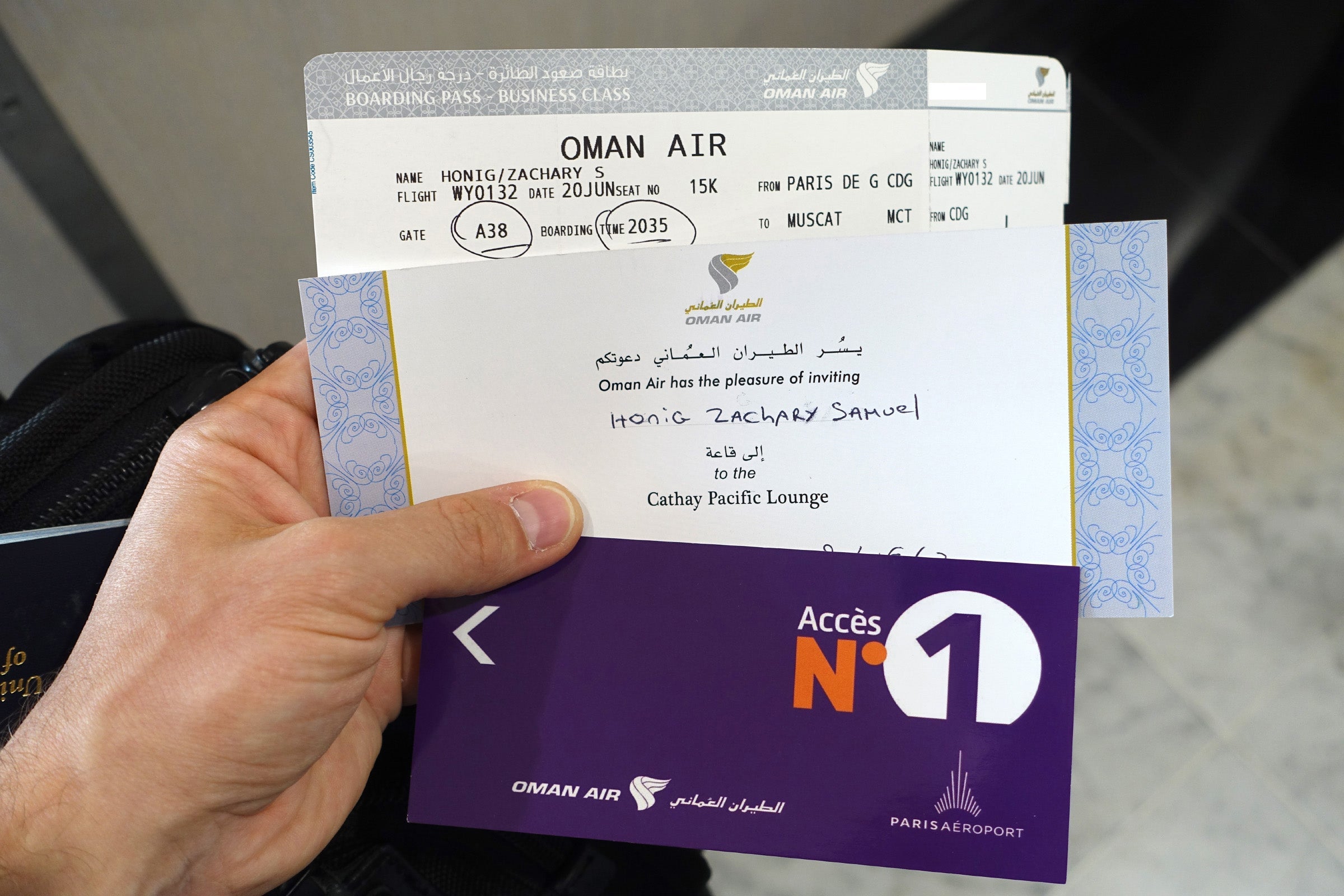 Oman Air 787-9 CDG-MCT Review