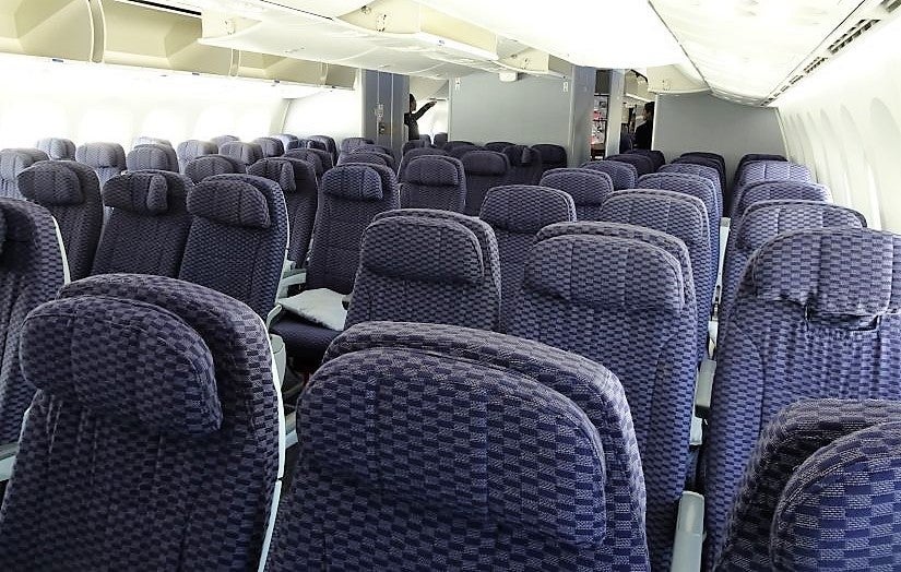 The Economy Plus Cabin in a 3-3-3 configuration.
