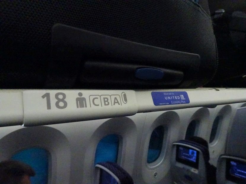 The dreamy Dreamliner windows.