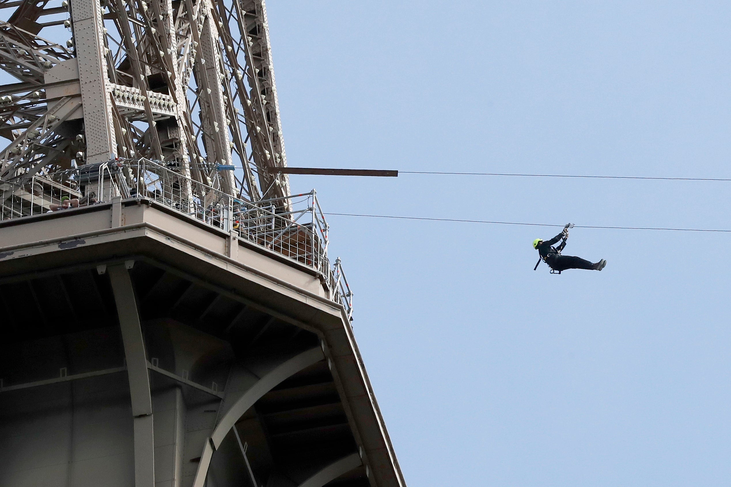 Eiffel Tower zip line