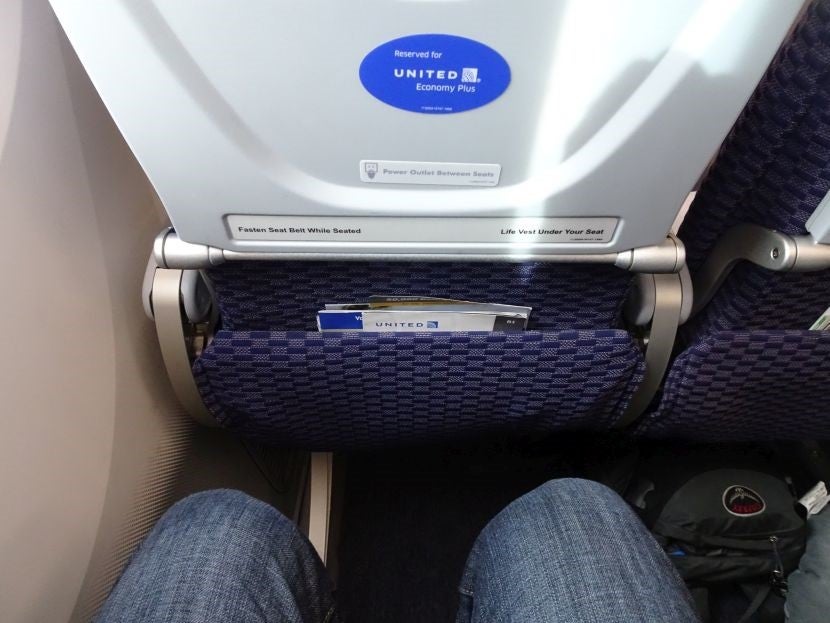 That's some nice legroom.