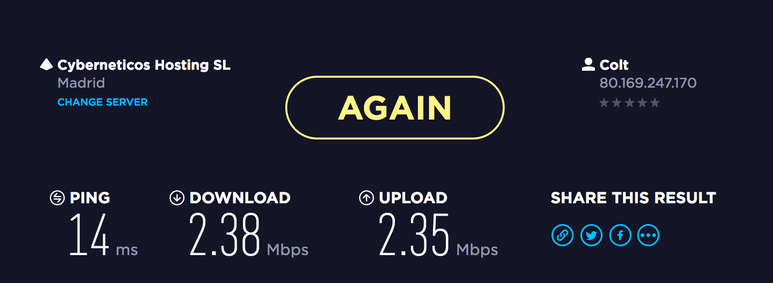 Hotel Arts speed