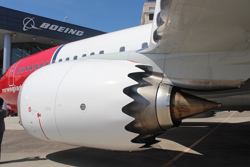 IMG Norwegian Air Boeing 737 MAX 8 engine