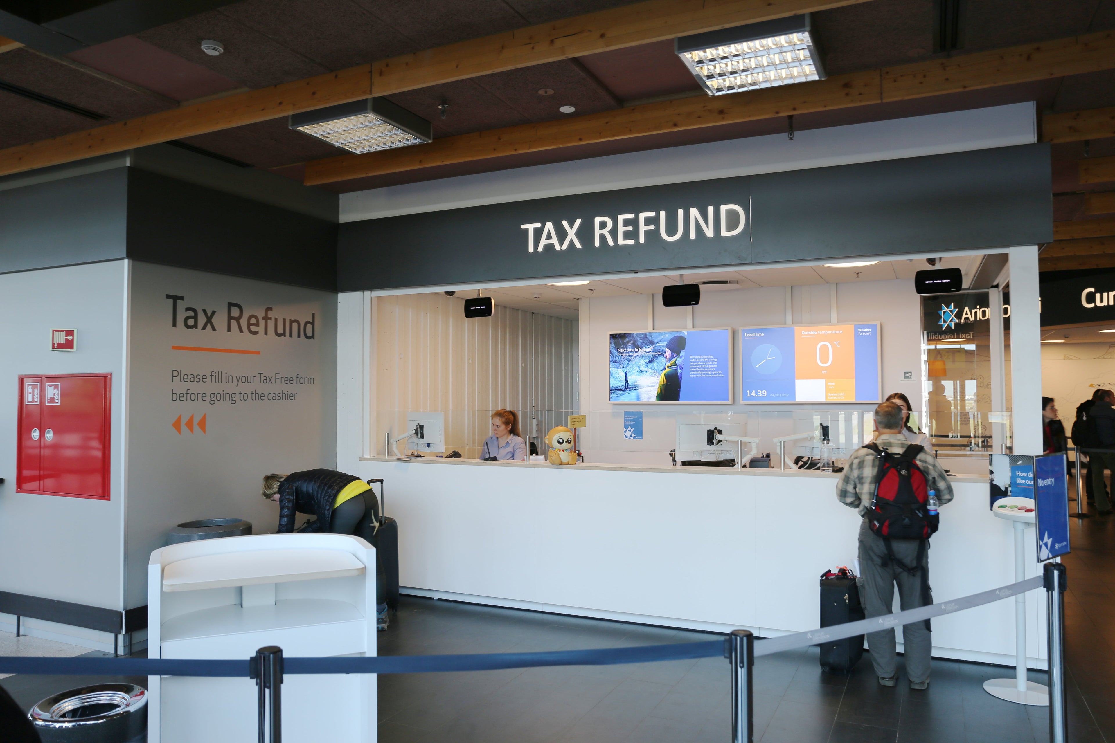 Reykjavik airport check in (KEF)