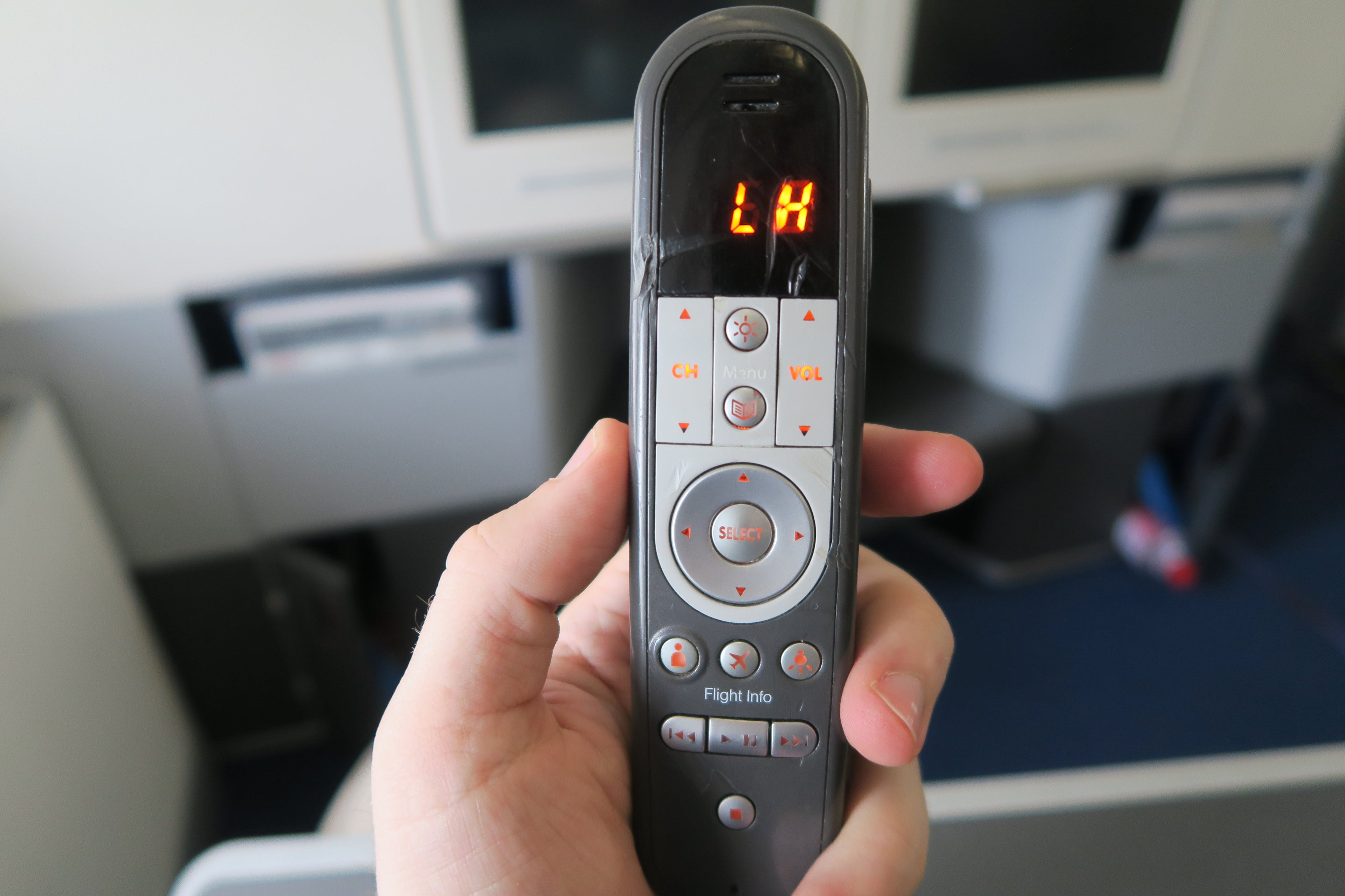 Lufthansa 747-8 748 business class remote