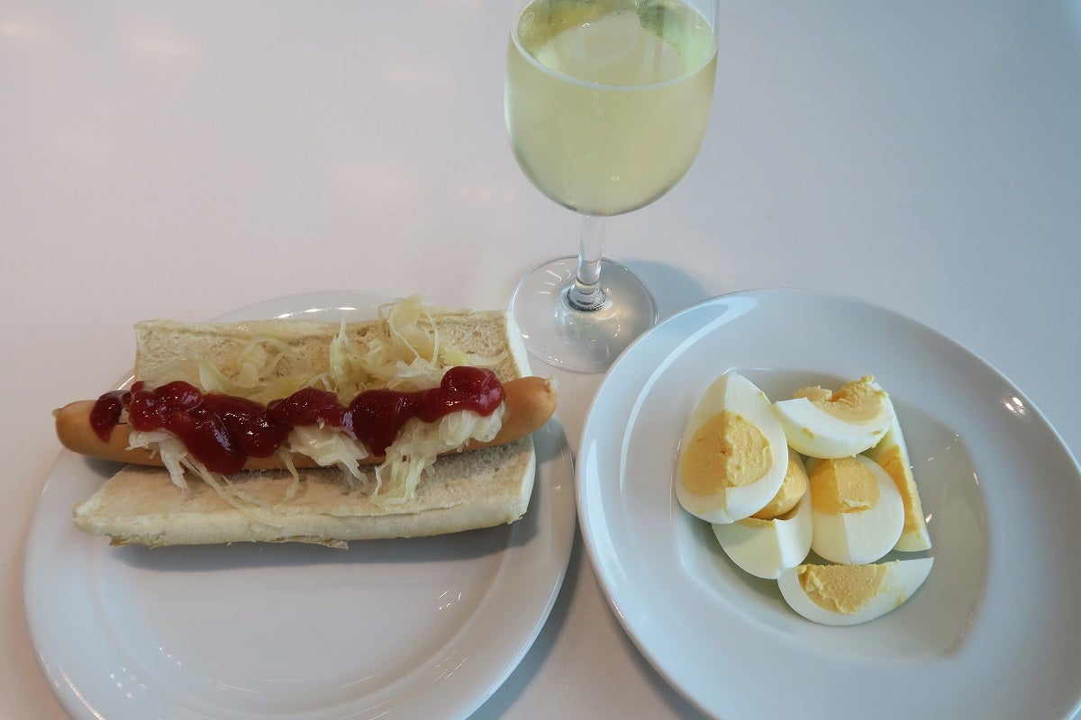Lufthansa Busines Class Lounge FRA Frankfurt - lunch