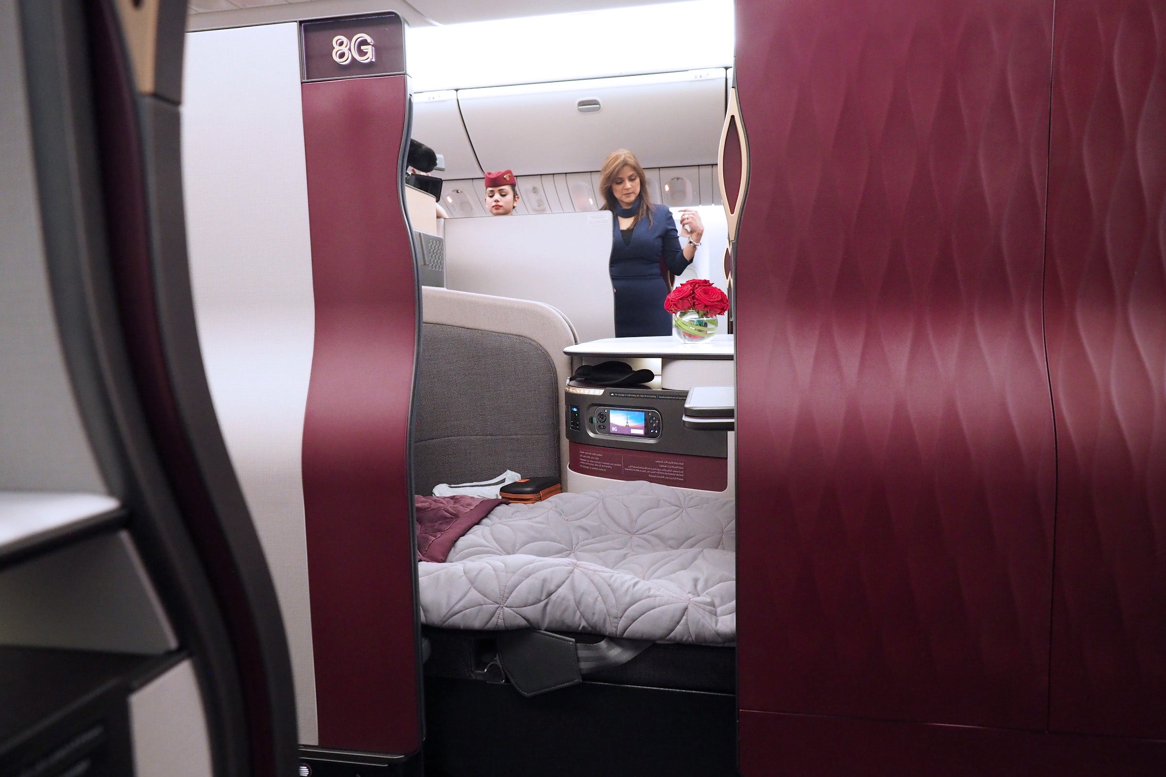 Qatar 777 Qsuite Tour