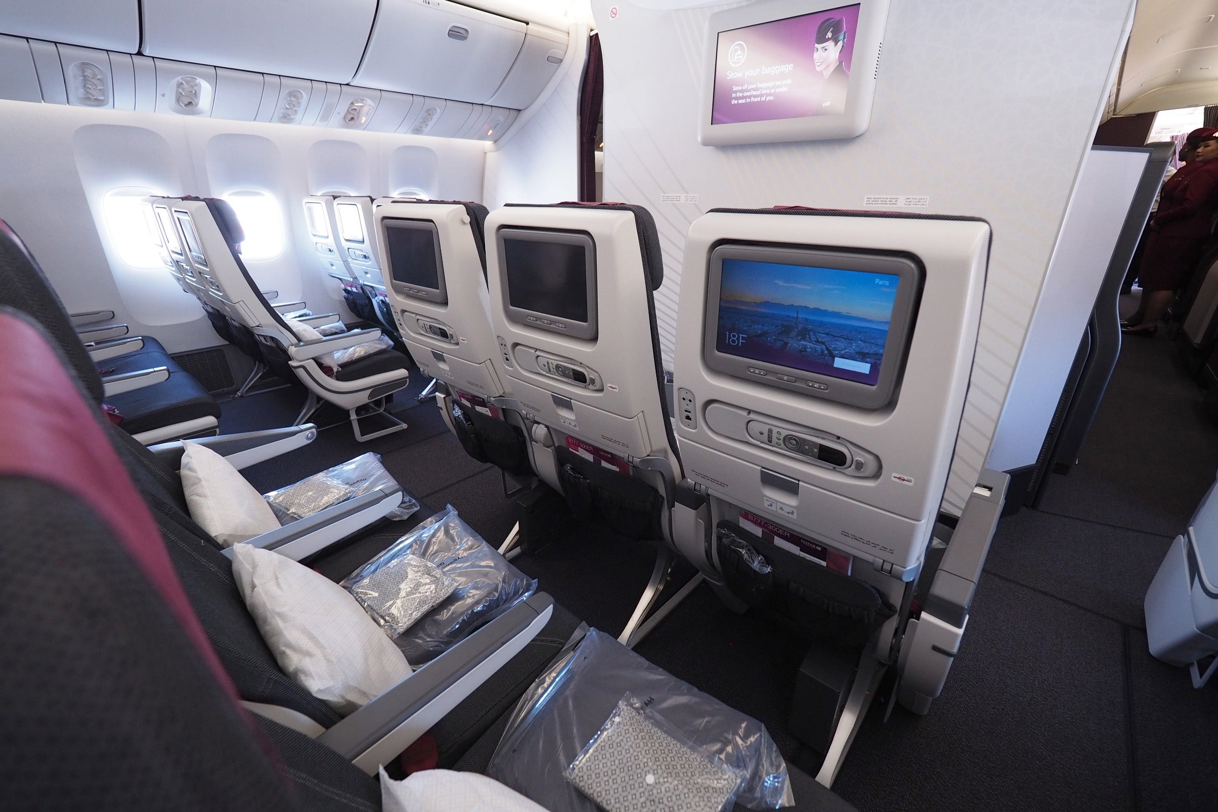 Qatar 777 Qsuite Tour