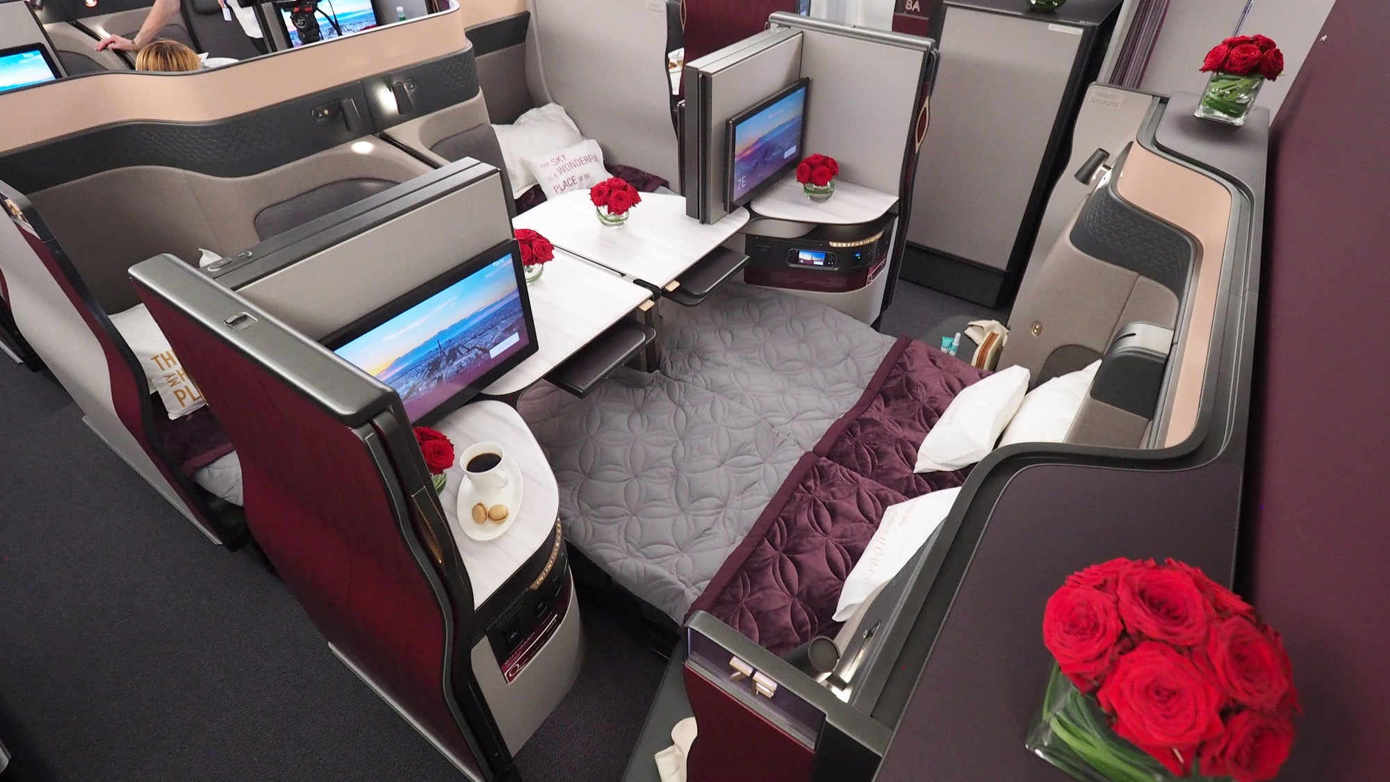 Qatar 777 Qsuite First Look