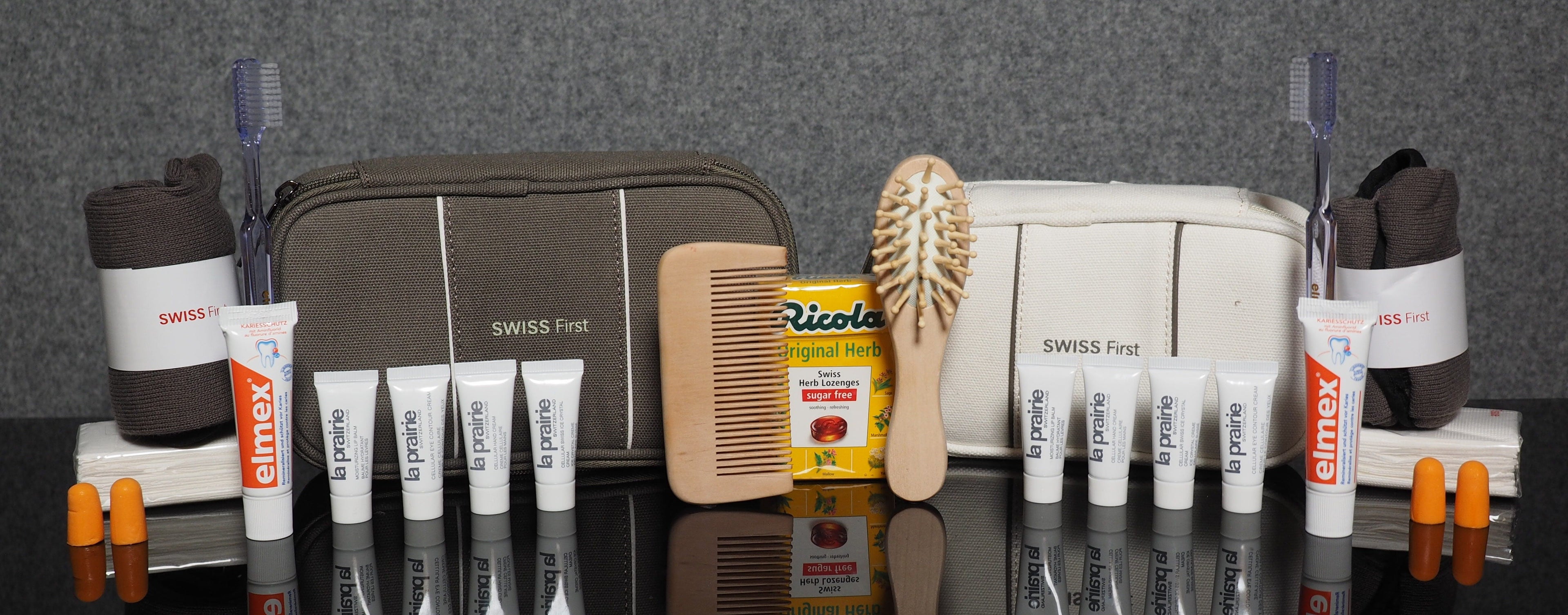 Swiss first class amenity kits