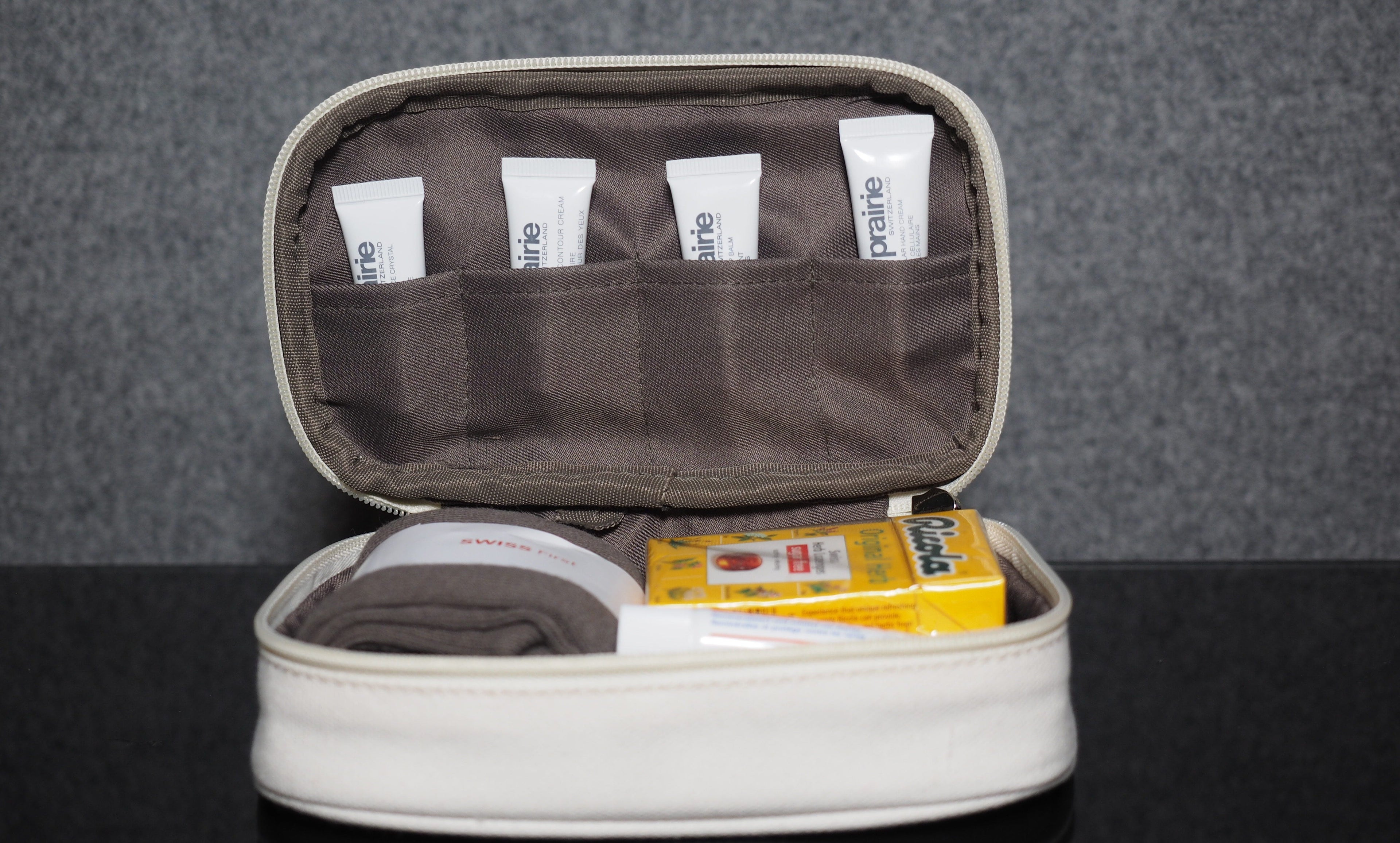 Swiss women's first class amenity kit