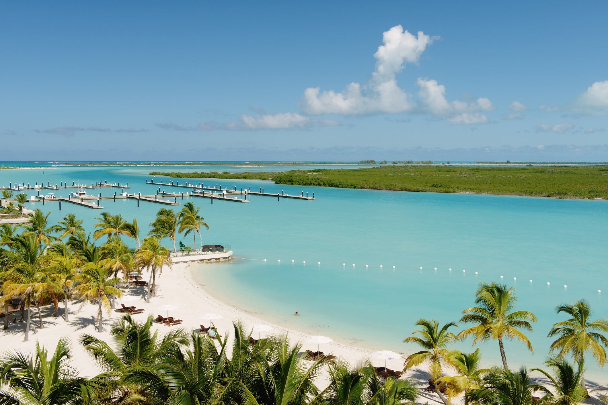 A quintessential view of Provo, TCI. Image by Matt Dutile/Getty Images.