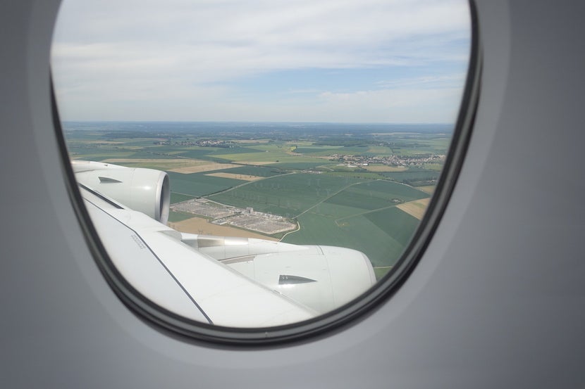 Qatar landing countryside