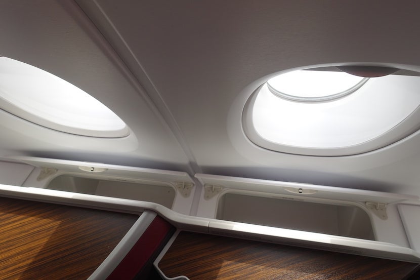 Qatar seat cubbies