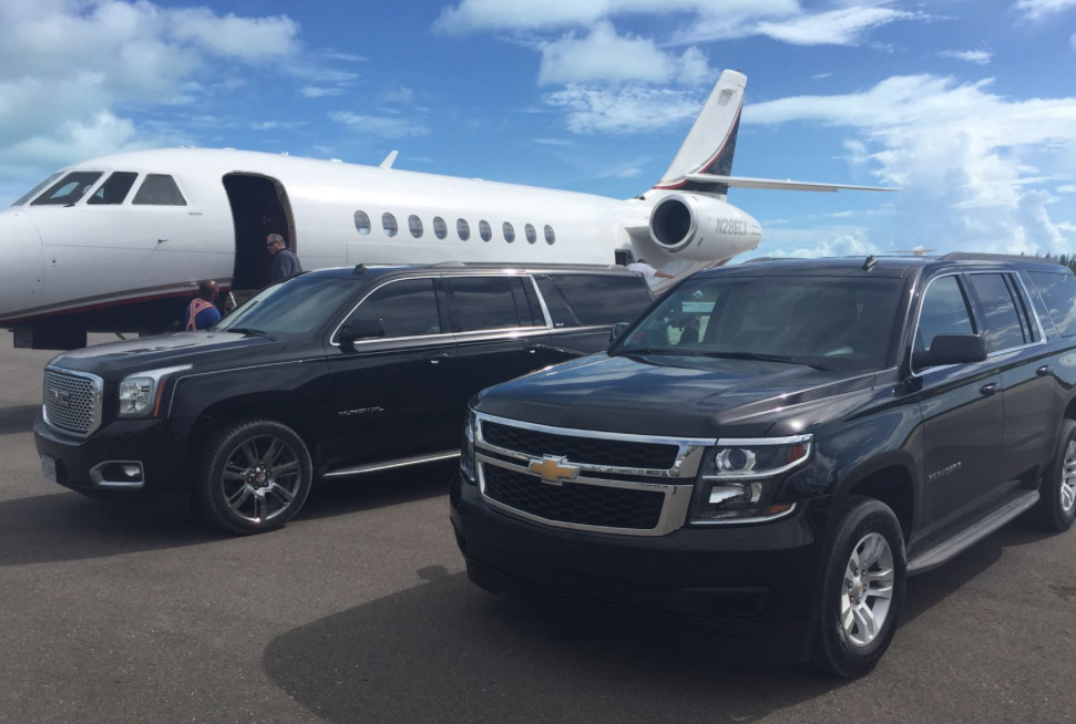 Private car services, like KARS VIP Services, are a great option for getting around TCI in style. Image courtesy of KARS VIP Services' Facebook page.
