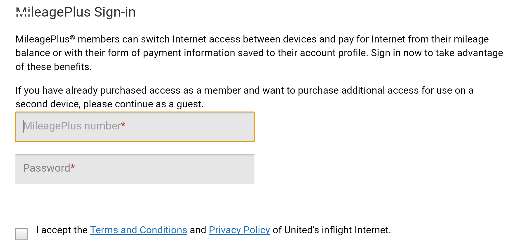 United FRA-IAD Wi-Fi log-in to be able to swtich between accounts
