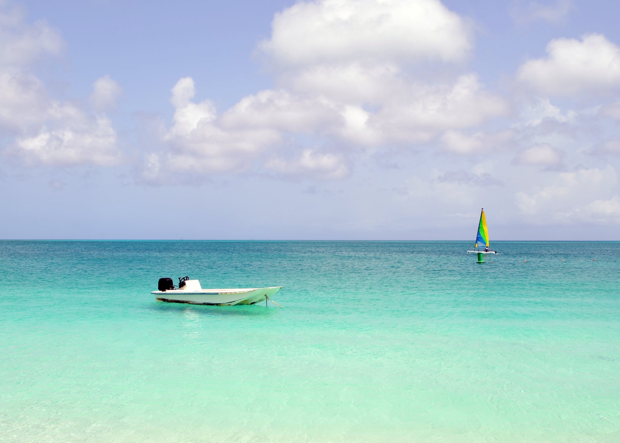 Wind or motor? In the Turks, you can do both! Image courtesy of Anthony Rosenberg via Getty Images.