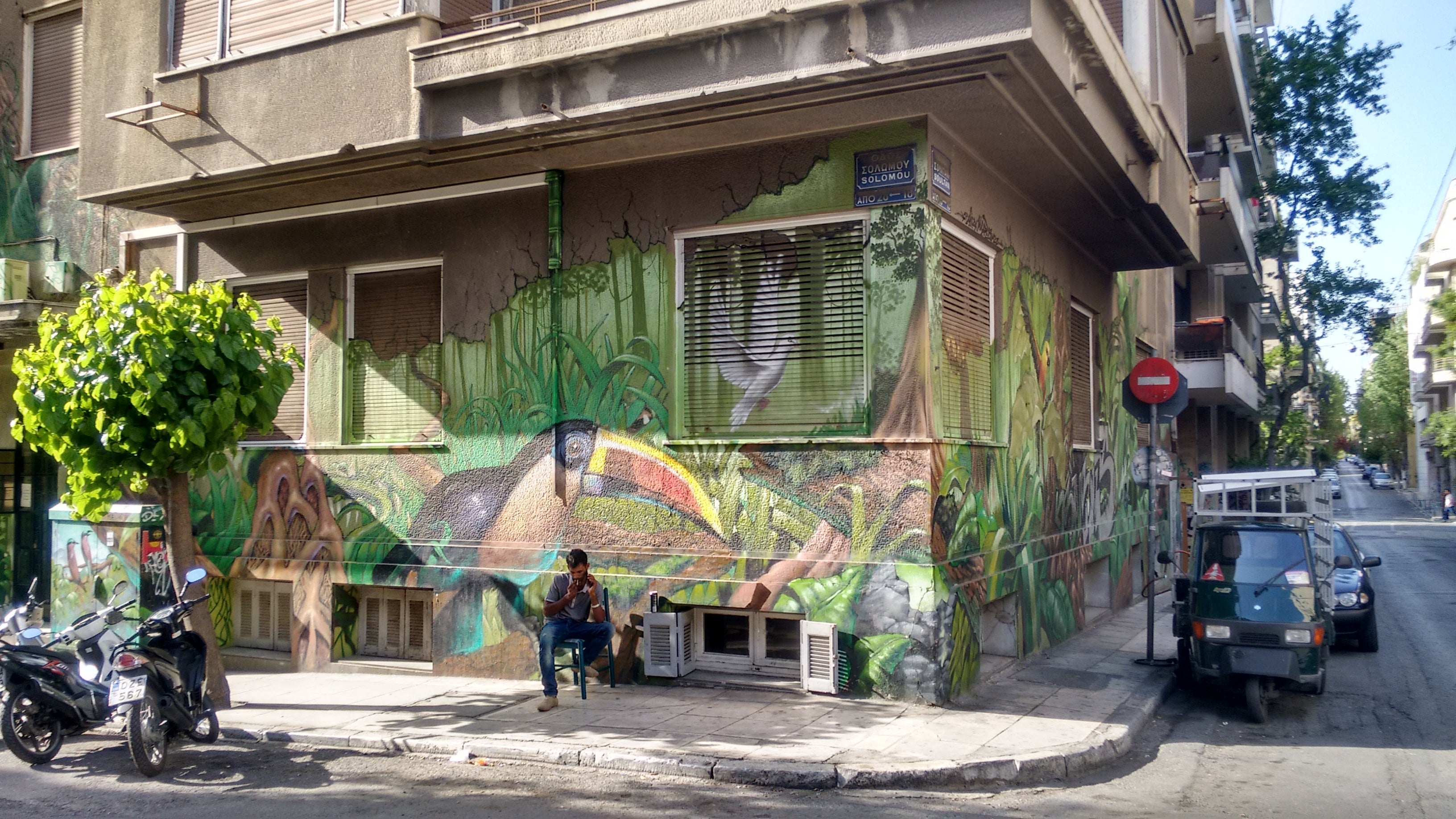 Athens has a vibrant street art scene, accelerated by the ongoing fiscal crisis. For the best, stroll around the often overlooked Exarcheia neighborhood.