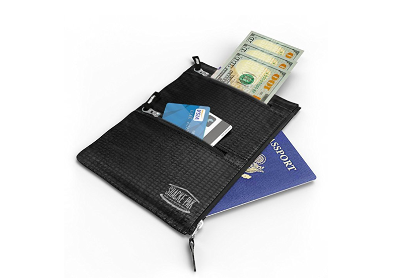 Shacke Hidden Travel Belt Wallet w/ RFID Blocker