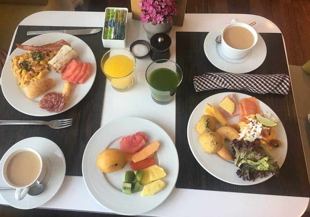 Breakfast.